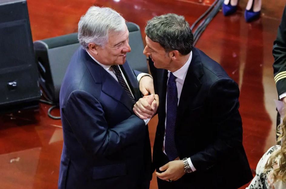 Matteo Renzi e Antonio Tajani