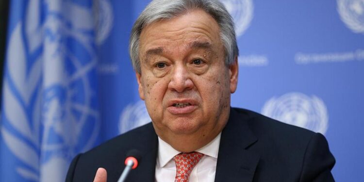 Da Guterres parole che non portano pace
