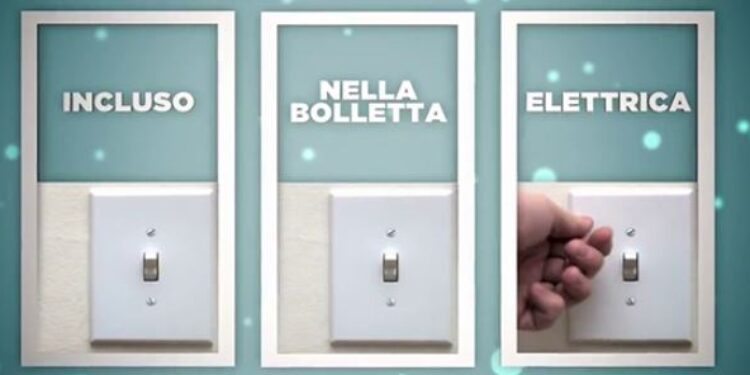 Canone RAI nella bolletta della luce