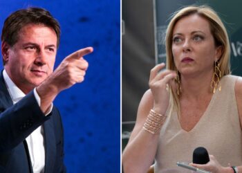 Giuseppe Conte e Giorgia Meloni