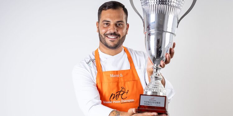 Marco D'Arrigo,il vincitore dell'ottava stagione tv di Master Pizza Champion