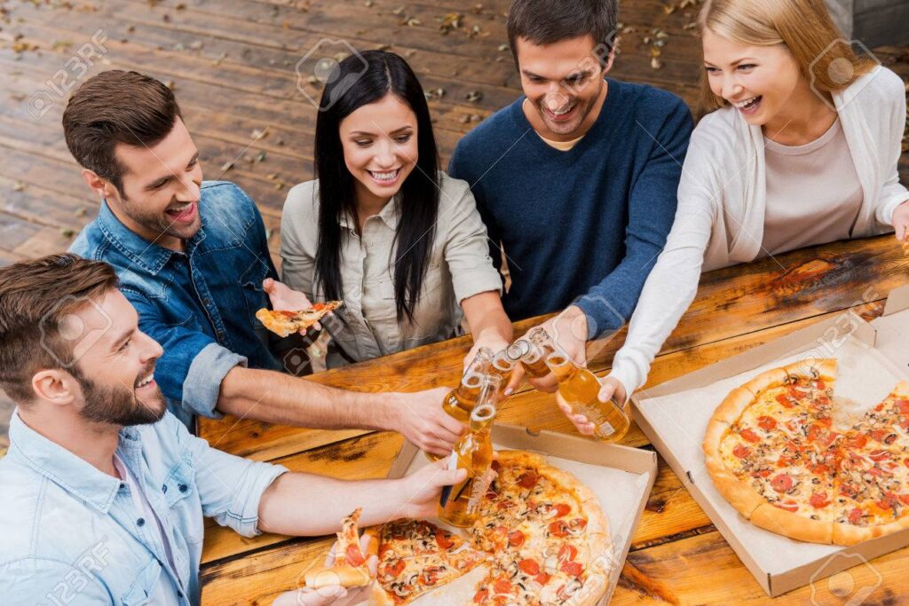 Giovani pizza e birra