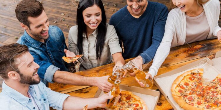 Giovani pizza e birra