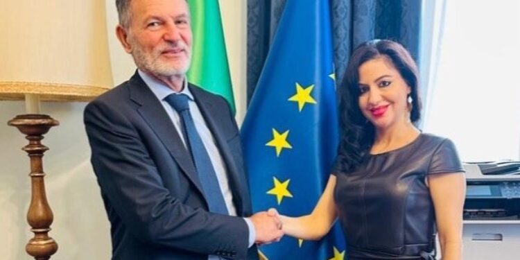 Italiani all'estero e cittadinanza. Francesca La Marca, eletta con il Pd nella ripartizione estera Nord e Centro America, ha incontrato il Presidente della 1ª Commissione permanente Affari Costituzionali del Senato, Sen. Alberto Balboni