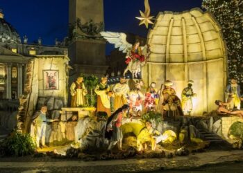 Presepi a Roma, presepe a Piazza San Pietro - Vaticano