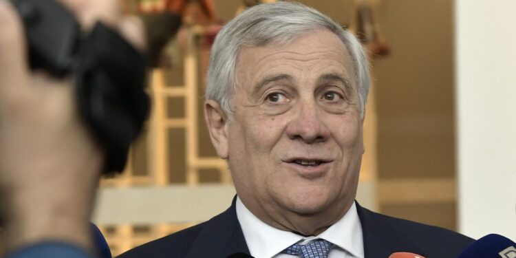 Antonio Tajani, titolare della Farnesina