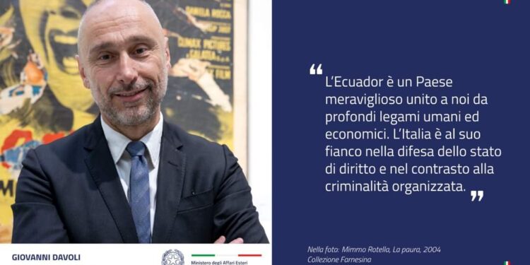 ECUADOR | L’Ambasciatore d’Italia Giovanni Davoli presenta credenziali