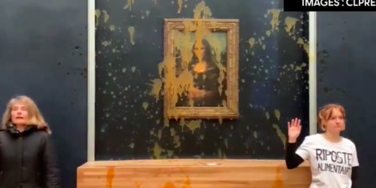 ECO VANDALI | Colpita anche la Gioconda