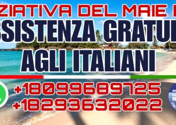 REPUBBLICA DOMINICANA | MAIE RD, assistenza gratuita per gli italiani ai numeri +18099689725 e +18293632022