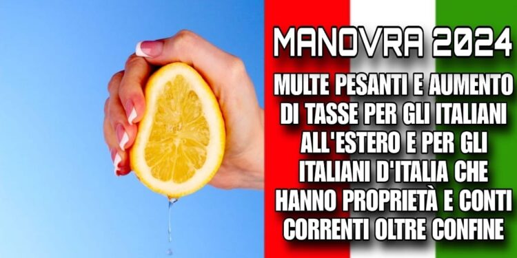 Una Legge di bilancio che spreme gli italiani come limoni: il governo vuole fare cassa mettendo le mani nelle nostre tasche
