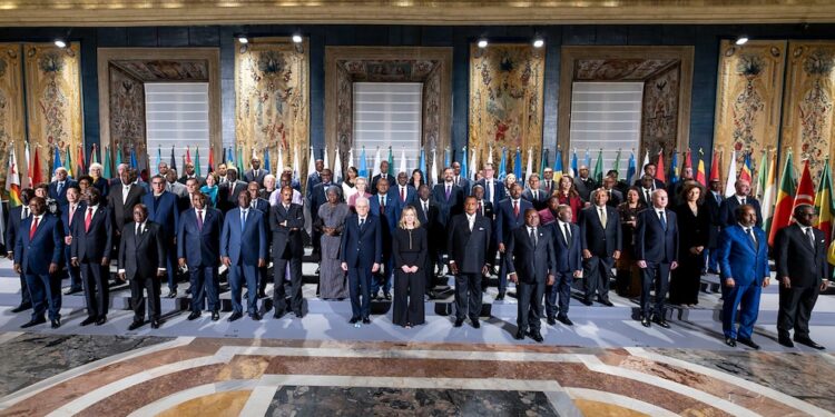 Al via vertice Italia-Africa, Meloni riceve i leader al Senato