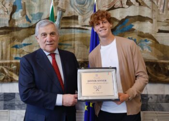 TENNIS | Sinner nominato da Tajani Ambasciatore della Diplomazia dello Sport italiano nel mondo