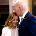 Giorgia Meloni e Biden