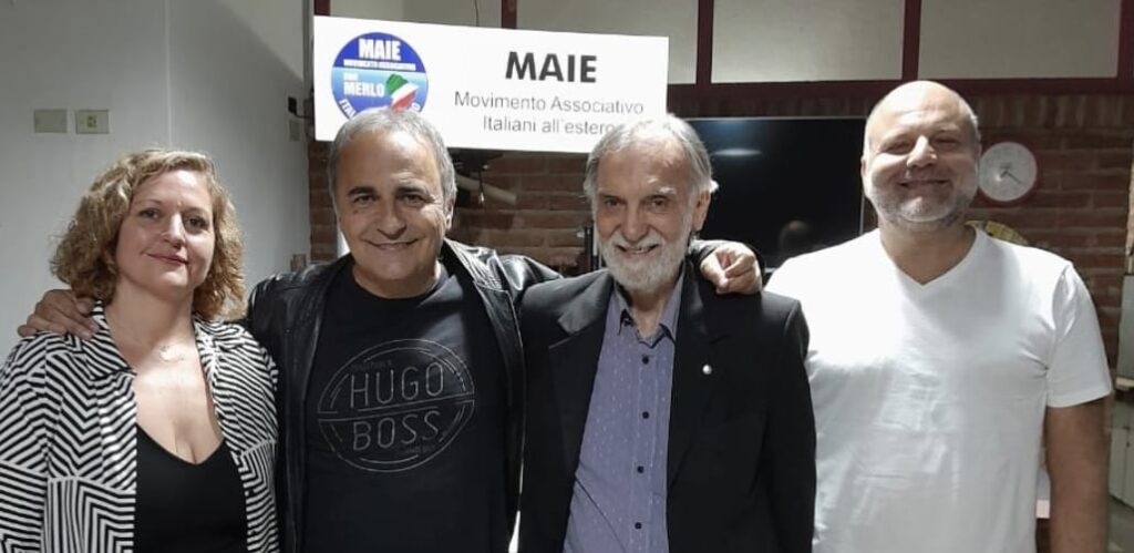 Da sinistra: Elizabeth Pompilio, Ricardo Merlo, Michele Di Biasi e Gerardo Rosica