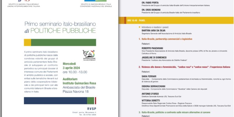 Primo seminario italo-brasiliano di politiche pubbliche a Roma