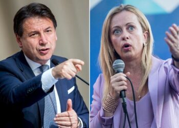 Giuseppe Conte e Giorgia Meloni