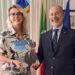 Santo Domingo, Repubblica Dominicana - Licia Colombo, presidente Comites, con l'Ambasciatore d'Italia Stefano Queirolo Palmas