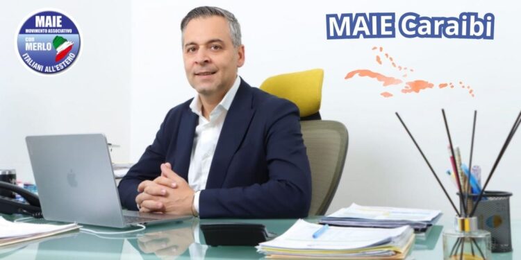 Italiani all’estero, Massimiliano Atrigna nominato Coordinatore MAIE Caraibi