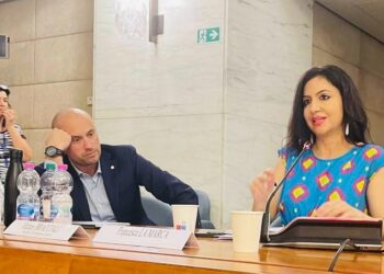 La Sen. Francesca La Marca, Pd, interviene in Plenaria CGIE