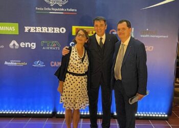 Brasilia: il deputato Fabio Porta con S.E. Alessandro Cortese e consorte