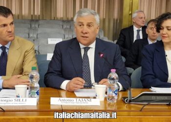 Antonio Tajani, vicepremier e ministro degli Esteri, interviene all'assemblea plenaria del CGIE (foto: Italiachiamaitalia.it)