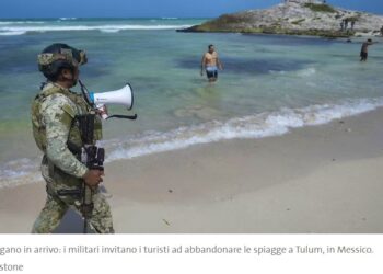Beryl sta arrivando in Messico