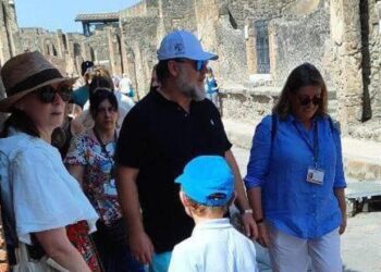 Russel Crowe a Pompei