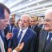 L'on. Fabio Porta con il Presidente della Repubblica italiana Sergio Mattarella e il Presidente del Brasile Lula
