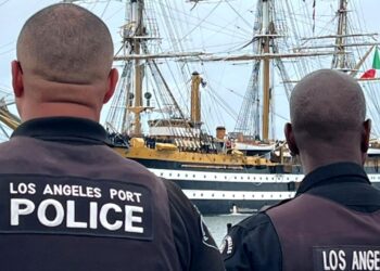 L'Amerigo Vespucci a Los Angeles