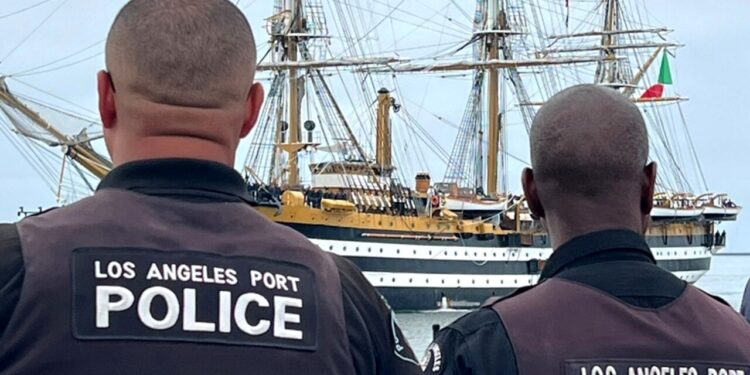 L'Amerigo Vespucci a Los Angeles