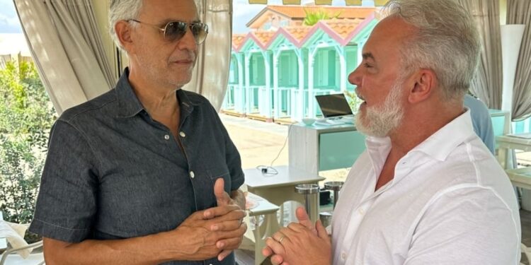 Musica e cultura italiana nel mondo nell’incontro tra Vincenzo Odoguardi e il Maestro Andre Bocelli