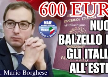 CITTADINANZA, ALTRO BALZELLO PER GLI ITALIANI ALL'ESTERO | Sen. Mario Borghese, vicepresidente MAIE (idea grafica: ItaliaChiamaItalia)