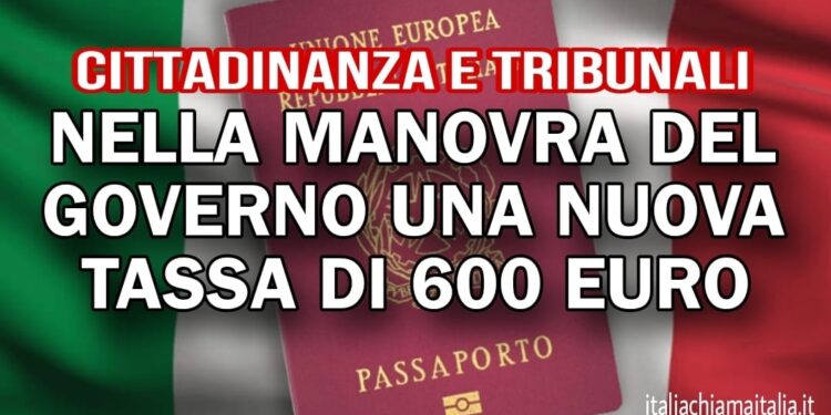 MANOVRA | Italiani all’estero, NO alla tassa di 600 euro per la cittadinanza: Borghese (MAIE) presenta emendamento