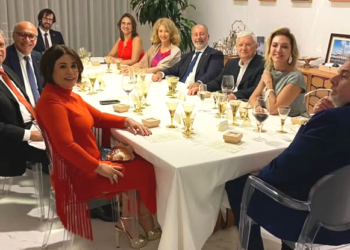 Santo Domingo, Repubblica Dominicana: il Comites a cena con l'Ambasciatore Stefano Queirolo Palmas