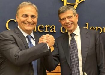 Ricardo Merlo, presidente MAIE, e Maurizio Lupi, presidente Noi Moderati