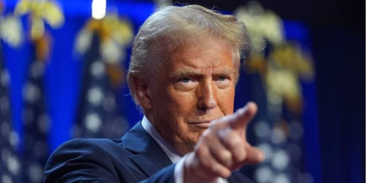 Donald Trump. (AP Photo/Evan Vucci) Associated Press/LaPresse