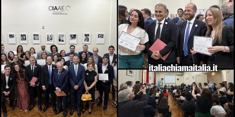 UNIVERSITÁ DI BUENOS AIRES (UBA) | Ricardo Merlo consegna Diploma 2024 a studenti italoargentini