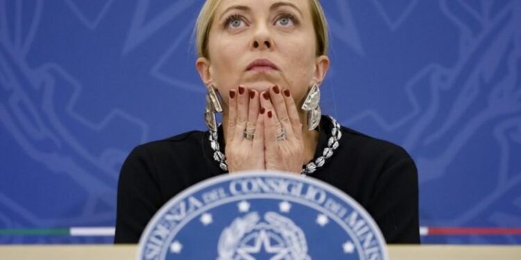 Giorgia Meloni, capo del governo italiano