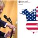 Trump e la mappa USA che comprende il Canada