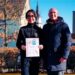 Alessia con il ministro e consigliere regionale Assia Manfred Pentz.