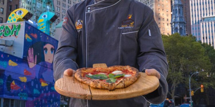 Roberto Caporuscio, ambasciatore della pizza Made in Italy negli USA