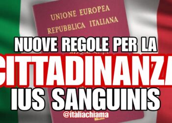 Cittadinanza italiana, nuove regole per lo ius sanguinis