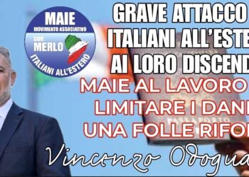 Vincenzo Odoguardi, vicepresidente MAIE: "Riforma cittadinanza ingiusta e sbagliata"
