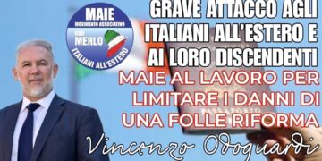 Vincenzo Odoguardi, vicepresidente MAIE: "Riforma cittadinanza ingiusta e sbagliata"
