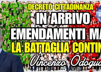 CITTADINANZA E ITALIANI ALL'ESTERO | Vincenzo Odoguardi, vicepresidente MAIE