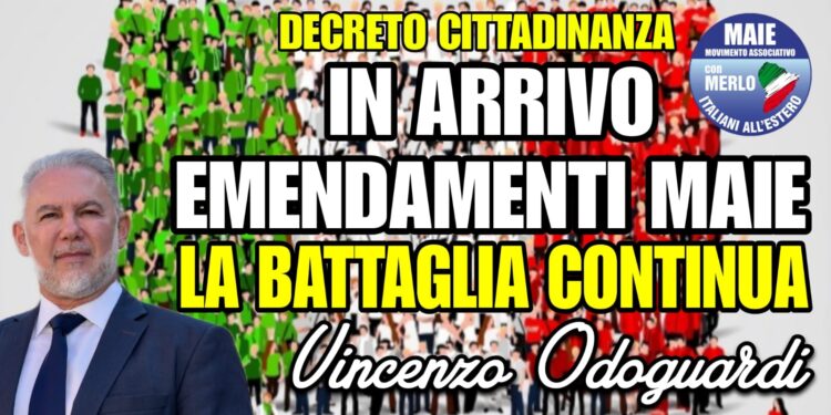 CITTADINANZA E ITALIANI ALL'ESTERO | Vincenzo Odoguardi, vicepresidente MAIE