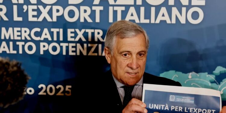 COMMERCIO ESTERO | Made in Italy, Tajani: “Obiettivo export 700 miliardi di euro entro fine legislatura”