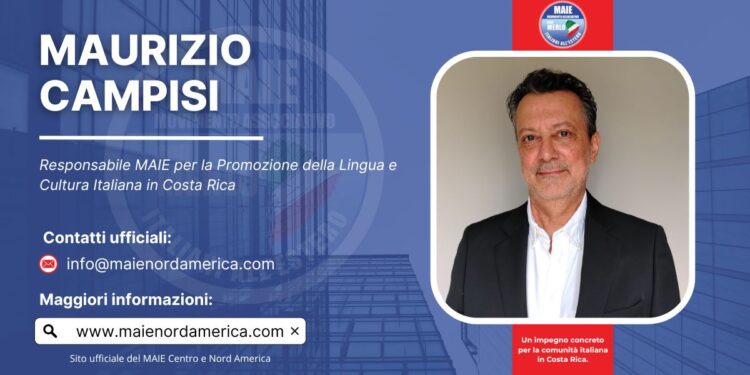 COSTA RICA | Italiani all’estero, Maurizio Campisi Responsabile MAIE per la Promozione della Lingua e Cultura Italiana