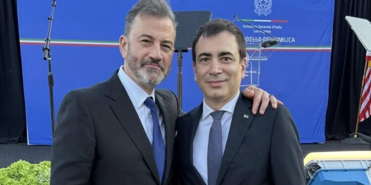 Italiani all’estero, Di Sanzo (Pd) alla Festa della Repubblica di Los Angeles con Jimmy Kimmel