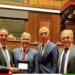 Merlo, Borghese e De Poli con il governatore di Cordoba Martin Llaryora